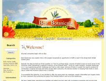 Tablet Screenshot of bestbotanicals.com